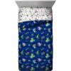 imageJay franco StarWars The Mandalorian The Child 4 Piece Twin Bed SetIncludes Reversible ComforterampampSheet SetBedding Features Baby YodaSuper Soft Fade Resistant Microfiber Official StarWars ProductBlue  Toy Story