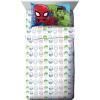 imageJay franco StarWars The Mandalorian The Child 4 Piece Twin Bed SetIncludes Reversible ComforterampampSheet SetBedding Features Baby YodaSuper Soft Fade Resistant Microfiber Official StarWars ProductBlue  Super Hero Adventures