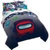 imageJay franco StarWars The Mandalorian The Child 4 Piece Twin Bed SetIncludes Reversible ComforterampampSheet SetBedding Features Baby YodaSuper Soft Fade Resistant Microfiber Official StarWars ProductMulti  Among Us
