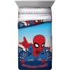 imageJay franco StarWars The Mandalorian The Child 4 Piece Twin Bed SetIncludes Reversible ComforterampampSheet SetBedding Features Baby YodaSuper Soft Fade Resistant Microfiber Official StarWars ProductBlue  Spiderman