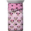 imageJay franco StarWars The Mandalorian The Child 4 Piece Twin Bed SetIncludes Reversible ComforterampampSheet SetBedding Features Baby YodaSuper Soft Fade Resistant Microfiber Official StarWars ProductPink  Minnie Mouse