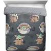 imageJay franco StarWars The Mandalorian The Child 4 Piece Twin Bed SetIncludes Reversible ComforterampampSheet SetBedding Features Baby YodaSuper Soft Fade Resistant Microfiber Official StarWars ProductGray  Mandalorian