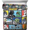 imageJay franco StarWars The Mandalorian The Child 4 Piece Twin Bed SetIncludes Reversible ComforterampampSheet SetBedding Features Baby YodaSuper Soft Fade Resistant Microfiber Official StarWars ProductMulti  Star Wars
