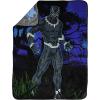 imageMarvel Black Panther Legend Throw Blanket  Measures 46 x 60 inches Kids Bedding  Fade Resistant Super Soft Fleece Official ProductBlue  Black Panther
