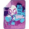 imageMarvel Black Panther Legend Throw Blanket  Measures 46 x 60 inches Kids Bedding  Fade Resistant Super Soft Fleece Official ProductMulti  Ghost Spider