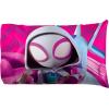 imageMarvel Spidey ampamp His Amazing Friends Ghost Spider Gwen Toddler Size Sheet Set  Super Soft Kids 3 Piece Bedding Set  Fade Resistant Microfiber SheetsWhite  Spidey  Friends