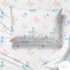 imageSaturday Park Disney Lilo ampamp Stitch Watercolor Vibes Full Sheet Set  4 Piece 100 Organic Cotton Sheets  GOTS ampamp OekoTEX Certified Disney OfficialWhite  Ombre Butterflies