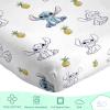imageSaturday Park Disney Lilo ampamp Stitch Watercolor Vibes Full Sheet Set  4 Piece 100 Organic Cotton Sheets  GOTS ampamp OekoTEX Certified Disney OfficialBlue  Lilo  Stitch
