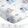 imageSaturday Park Disney Lilo ampamp Stitch Watercolor Vibes Full Sheet Set  4 Piece 100 Organic Cotton Sheets  GOTS ampamp OekoTEX Certified Disney OfficialBlue  Star Wars