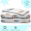imageSaturday Park Disney Lilo ampamp Stitch Watercolor Vibes Full Sheet Set  4 Piece 100 Organic Cotton Sheets  GOTS ampamp OekoTEX Certified Disney OfficialWhite  Bluey