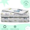 imageSaturday Park Disney Lilo ampamp Stitch Watercolor Vibes Full Sheet Set  4 Piece 100 Organic Cotton Sheets  GOTS ampamp OekoTEX Certified Disney OfficialBlue  Lilo  Stitch