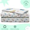 imageSaturday Park Disney Lilo ampamp Stitch Watercolor Vibes Full Sheet Set  4 Piece 100 Organic Cotton Sheets  GOTS ampamp OekoTEX Certified Disney OfficialWhite  Sesame Street