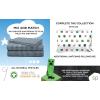 imageSaturday Park Minecraft Iconic Full Bed Set  7 Piece 100 Organic Cotton Bedding Features Creeper Alex ampamp Steve  GOTS ampamp OekoTEX Certified Minecraft OfficialMulti  Minecraft