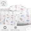 imageSaturday Park Minecraft Iconic Full Bed Set  7 Piece 100 Organic Cotton Bedding Features Creeper Alex ampamp Steve  GOTS ampamp OekoTEX Certified Minecraft OfficialMulti  Stripes  Sports