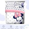 imageSaturday Park Minecraft Iconic Full Bed Set  7 Piece 100 Organic Cotton Bedding Features Creeper Alex ampamp Steve  GOTS ampamp OekoTEX Certified Minecraft OfficialWhite  Minnie Mouse