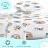 imageSaturday Park Minecraft Iconic Full Bed Set  7 Piece 100 Organic Cotton Bedding Features Creeper Alex ampamp Steve  GOTS ampamp OekoTEX Certified Minecraft OfficialBlue  Bluey