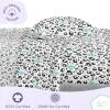 imageSaturday Park Minecraft Iconic Full Bed Set  7 Piece 100 Organic Cotton Bedding Features Creeper Alex ampamp Steve  GOTS ampamp OekoTEX Certified Minecraft OfficialTeal  Lay Lay