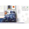 imageSaturday Park Minecraft Iconic Full Bed Set  7 Piece 100 Organic Cotton Bedding Features Creeper Alex ampamp Steve  GOTS ampamp OekoTEX Certified Minecraft OfficialBlue  Outer Space