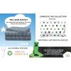 imageSaturday Park Minecraft Iconic Full Bed Set  7 Piece 100 Organic Cotton Bedding Features Creeper Alex ampamp Steve  GOTS ampamp OekoTEX Certified Minecraft OfficialMulti  Minecraft