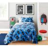 imageSaturday Park Minecraft Iconic Full Bed Set  7 Piece 100 Organic Cotton Bedding Features Creeper Alex ampamp Steve  GOTS ampamp OekoTEX Certified Minecraft OfficialBlue  Gamer