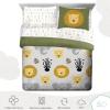 imageSaturday Park Minecraft Iconic Full Bed Set  7 Piece 100 Organic Cotton Bedding Features Creeper Alex ampamp Steve  GOTS ampamp OekoTEX Certified Minecraft OfficialGrey  Safari