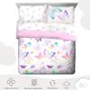 imageSaturday Park Minecraft Iconic Full Bed Set  7 Piece 100 Organic Cotton Bedding Features Creeper Alex ampamp Steve  GOTS ampamp OekoTEX Certified Minecraft OfficialMulti  Ombre Butterflies