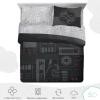 imageSaturday Park Minecraft Iconic Full Bed Set  7 Piece 100 Organic Cotton Bedding Features Creeper Alex ampamp Steve  GOTS ampamp OekoTEX Certified Minecraft OfficialBlack  Star Wars