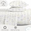 imageSaturday Park Minecraft Iconic Full Bed Set  7 Piece 100 Organic Cotton Bedding Features Creeper Alex ampamp Steve  GOTS ampamp OekoTEX Certified Minecraft OfficialGrey  Safari