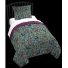 imageTrend Collector Unicorn Glow in The Dark Twin Comforter ampamp Sham Set  Super Soft Kids Bedding  Fade Resistant MicrofiberPink