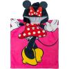imageJay Franco Disney Minnie Mouse Kids BathPoolBeach Hooded Poncho  Super Soft ampamp Absorbent Cotton Towel Measures 28 x 28 Inches Official Disney ProductPink  Minnie Mouse
