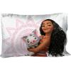 imageJay Franco Disney Moana 1 Pack Reversible Pillowcase  Tropical Patchwork Double Sided Pillow Cover  Features Pua Kids Super Soft Bedding