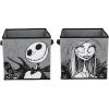 imageJay Franco Disney Nightmare Before Christmas Eternal Madness 2 Pack Collapsible Cube Storage Bins  Kids Foldable Organizer with Handles Official Disney Product