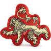 imageJay Franco Game of Thrones Lannister Shaped Decorative Pillow  Super Soft Throw Plush Pillow  Measures 14 Inches Official Game of Thrones Product