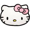imageJay Franco Hello Kitty Plush White Fluffy Accent Rug  4 x 3 ft Area Rug for Bedroom or Living Room Decor