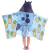 imageJay Franco Hooded Bath and Beach Towel  Soft ampamp Cozy 22quot x 51quot Kids Cotton Pool Towel Blue  Bluey