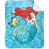 imageJay Franco Marvel Spiderman City Swinger Sherpa Throw Blanket  Measures 50 x 60 inches Kids Bedding  Fade Resistant Super SoftBlue  the Little Mermaid