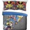 imageJay Franco Marvel XMen Mutants Queen Comforter ampamp Sham Set  Super Soft Kids Bedding  Fade Resistant Microfiber Official Marvel Product