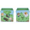 imageJay Franco Minecraft Life 2 Pack Collapsible Cube Storage Bins Kids Foldable Organizer with Handles Official Minecraft Product