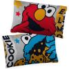 imageJay Franco Sesame Street Hip Elmo 2 Pack Pillowcase  DoubleSided Kids Super Soft Bedding Features Elmo and Cookie Monster Official Sesame Street Product