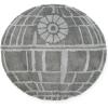 imageJay Franco Star Wars Death Star Plush Grey Fluffy Accent Rug  3 x 3 ft Area Rug for Kids Bedroom or Living Room Decor