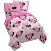 imageJay franco StarWars The Mandalorian The Child 4 Piece Twin Bed SetIncludes Reversible ComforterampampSheet SetBedding Features Baby YodaSuper Soft Fade Resistant Microfiber Official StarWars ProductPink  Minnie Mouse