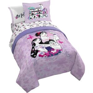 imageDisney Encanto The Magical Madrigal Sisters 5 Piece Twin Size Bed Set  Includes Comforter ampamp Sheet Set Bedding  Super Soft Fade Resistant Microfiber Official ProductTwin