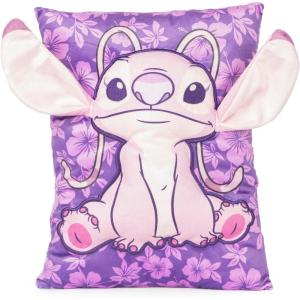 imageJay Franco Disney Mickey Mouse 3D Snuggle Pillow  Super Soft  Measures 15 Inches Official Disney ProductPurple  Angel