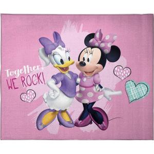imageJay Franco Disney Minnie Mouse BFF Kids Room Rug  Large Area Rug Measures 4 x 5 Feet  Features Daisy Offical Disney Product