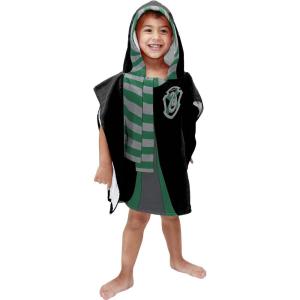 imageJay Franco Disney Minnie Mouse Kids BathPoolBeach Hooded Poncho  Super Soft ampamp Absorbent Cotton Towel Measures 28 x 28 Inches Official Disney ProductBlack  Slytherin
