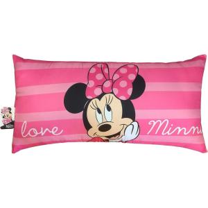 imageJay Franco Disney Minnie Mouse Love Decorative Body Pillow Cover  Kids Super Soft 1Pack Bed Pillow Cover  Measures 20 Inches x 54 Inches Official Disney ProductMinnie Mouse