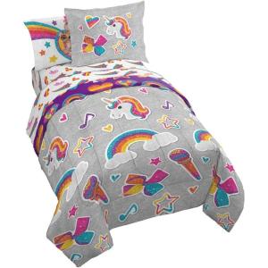 imageJay Franco Disney Pixar Cars Race Ready 7 Piece Full Bed Set  Includes Comforter ampamp Sheet Set  Bedding Features Lightning McQueen  Super Soft Fade Resistant MicrofiberRainbow
