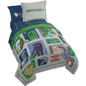 imageJay Franco Disney Wish Twin Comforter Set  5 Piece Bed Set Includes Sheet Set ampamp Pillow Covers  Super Soft Kids Bedding Features Asha Valentino ampamp StarMulti  Minecraft