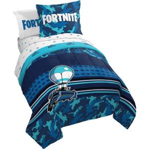 imageJay Franco Disney Wish Twin Comforter Set  5 Piece Bed Set Includes Sheet Set ampamp Pillow Covers  Super Soft Kids Bedding Features Asha Valentino ampamp StarBlue  Fortnite