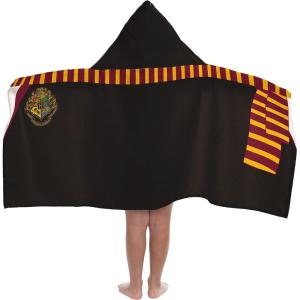 imageJay Franco Frozen 2 Mythical Wonderland Kids BathPoolBeach Hooded Towel CottonHarry Potter